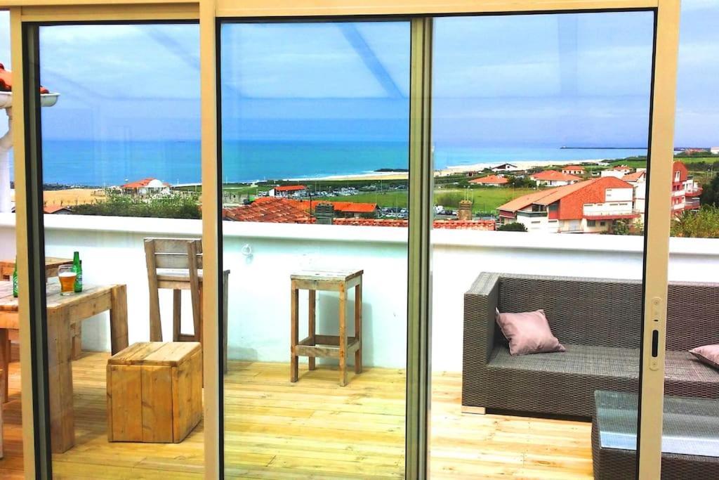 T2 à Anglet grande terrasse vue mer, plage à pied. Exterior foto